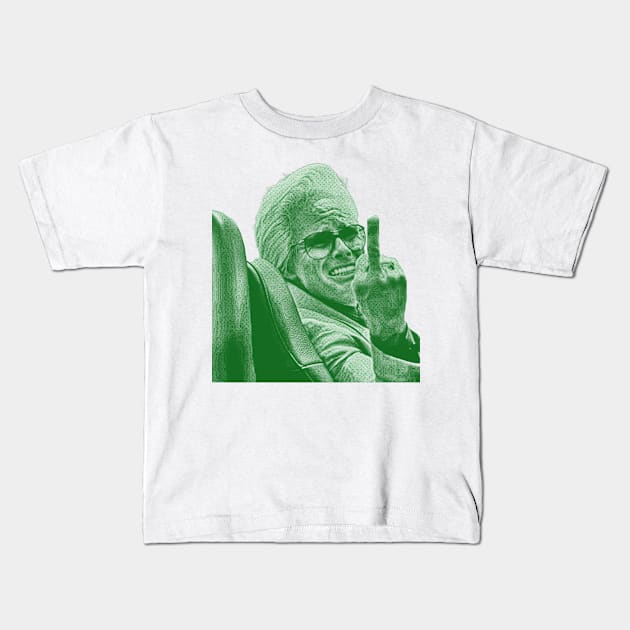 baby billy // green solid style Kids T-Shirt by Loreatees